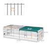 Akoasm 73 Inch Small Playpen & Yard Fence with Roof For Rabbits, Chicken And Chinchillas Indoor & Outdoor-Green - 2 of 4