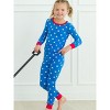 RuffleButts SoftSnooze Big Girls Ruffle Long Sleeve Pajama Set - 3 of 4