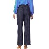 Women's Kayla Pleated Denim Wide Leg Pants - current air - 3 of 4