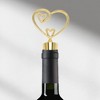 Unique Bargains Heart Stopper Aluminum Alloy TPE Black Gold Tone 4.37"x1.89"x0.79" 1 Pc - 2 of 3