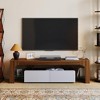 Modern TV Cabinet Entertainment Center Media with 2 Drawer and Open Shelf - 3 of 3