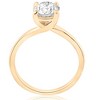 Pompeii3 1 ct Round Diamond Solitaire Engagement Ring 14k Yellow Gold - 2 of 4