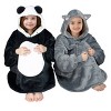 Catalonia Wearable Hoodie Blanket Sweatshirt, Oversized Comfortable Hooded Pullover Jacket for 7-16 yr Teens Youth Kids, Gift Idea - 2 of 4