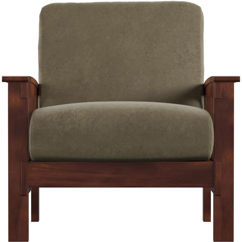 Hersey Mission Style Wood Accent Chair - Inspire Q, 5 of 10
