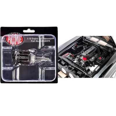 Engine and Transmission 428 Cobra Replica from "1967 Ford Mustang Shelby GT500" 1/18 by ACME