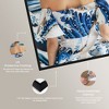 Art Remedy Great Wave Dress Fashion and Glam Wall Art Framed - 4 of 4