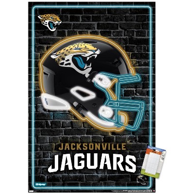 Trends International NFL Jacksonville Jaguars - Travis Etienne Jr. 22  Unframed Wall Poster Print White Mounts Bundle 22.375 x 34