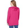 Woman Within Plus Size Zip Front Tunic Hoodie Jacket - 3 of 4