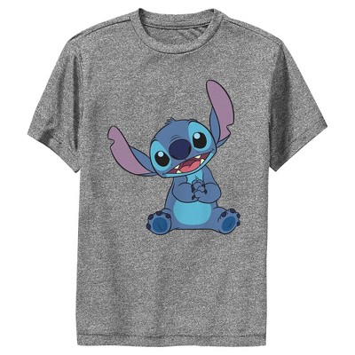 Boy's Lilo & Stitch Adorable Stitch Portrait Performance Tee : Target