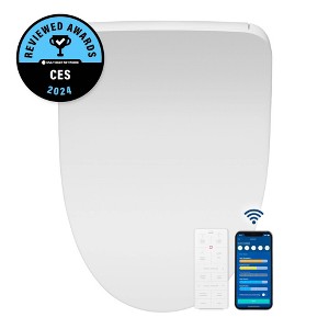 Bio Bidet by Bemis 1200 Bidet Toilet Seat Bundle with Bemis Living App in Elongated White - 1 of 4