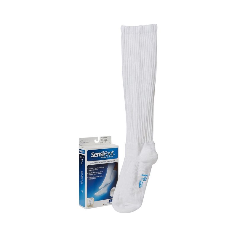 SensiFoot Diabetic Compression Socks, Knee-High, XL, 1 Count, 2 of 4