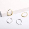 Hypoallergenic Oval Hoop Earrings for Women Girls Fashionable, Simple and Trendy Styles - 4 of 4