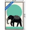 Trends International Ink Elephant Framed Wall Poster Prints - 3 of 4
