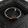 Resenkos 28" Propane Gas Fire Pit Table, 50000 BTU Square Steel Fire Pit for Outside Patio Deck Garden Backyard-Black - 2 of 4