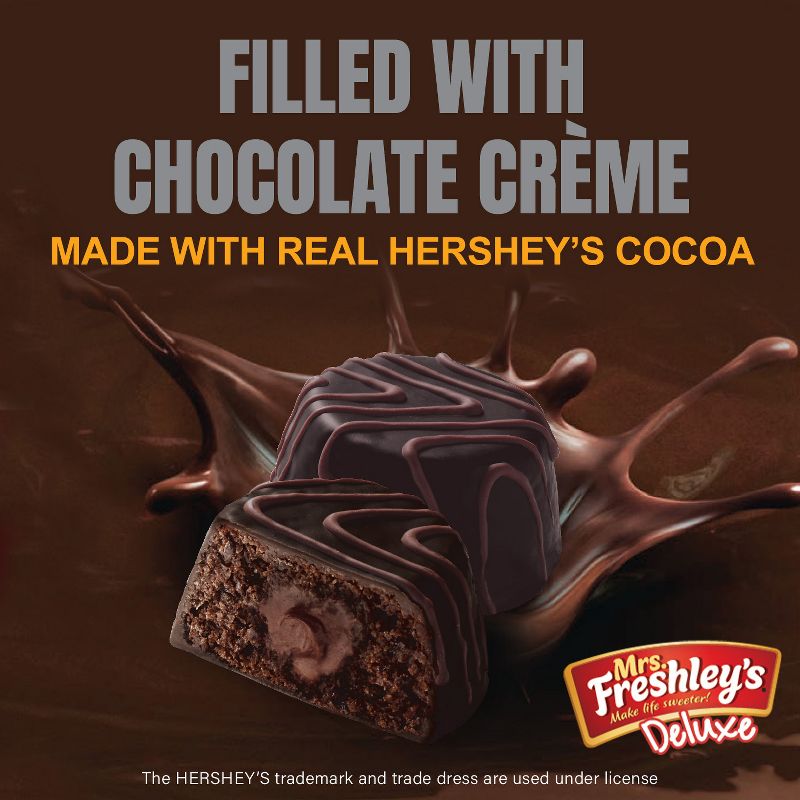 Mrs. Freshley&#39;s Deluxe Hershey&#39;s Triple Chocolate Cakes - 6ct, 2 of 11