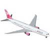Boeing 767-400ER Commercial Aircraft "Delta Air Lines" White with Pink Tail 1/400 Diecast Model by GeminiJets - 2 of 3