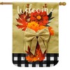 Briarwood Lane Fall House Flag 40x28 For Outdoor Fall Floral Mason Jar Burlap For Fall House Flag - 2 of 4