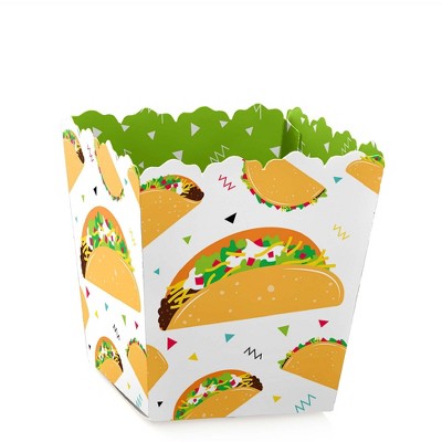 Big Dot of Happiness Taco 'Bout Fun - Party Mini Favor Boxes - Mexican Fiesta Treat Candy Boxes - Set of 12