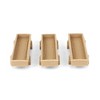 1/64 Pack of 3 Light Wood Feed Bunks, 3D Printed Farm Model RW-28 - 2 of 4