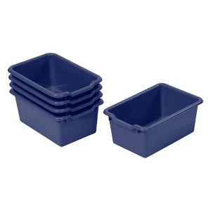 ECR4Kids Scoop Front Storage Bin, 5-Piece - 1 of 4