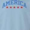 Rerun Island Men's America Red Stars Americana 4Th Of July Long Sleeve Graphic Cotton Pullover Sweatshirt - 2 of 4
