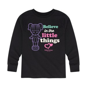 Boys' - Polly Pocket - Believe In The Little Things Long Sleeve Graphic T-Shirt - 1 of 3