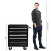 Garvee Rolling Tool Chest with Wheels 5 Drawers Toolbox on Wheels, Craftsman Tool Chest with Key for Workshop, Garage, Black - 3 of 4