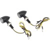 1 pair of aluminum LED lights+motorcycle PC, mini flash, waterproof, anti-collision, retro style, metal, 2 packs - 2 of 4