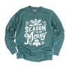 Simply Sage Market Women's Season To Be Merry Long Sleeve Garment Dyed Tee - 3 of 4