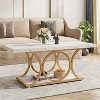 Tribesigns 47.24-inch 2-Tier Rectangle Coffee Table - image 4 of 4