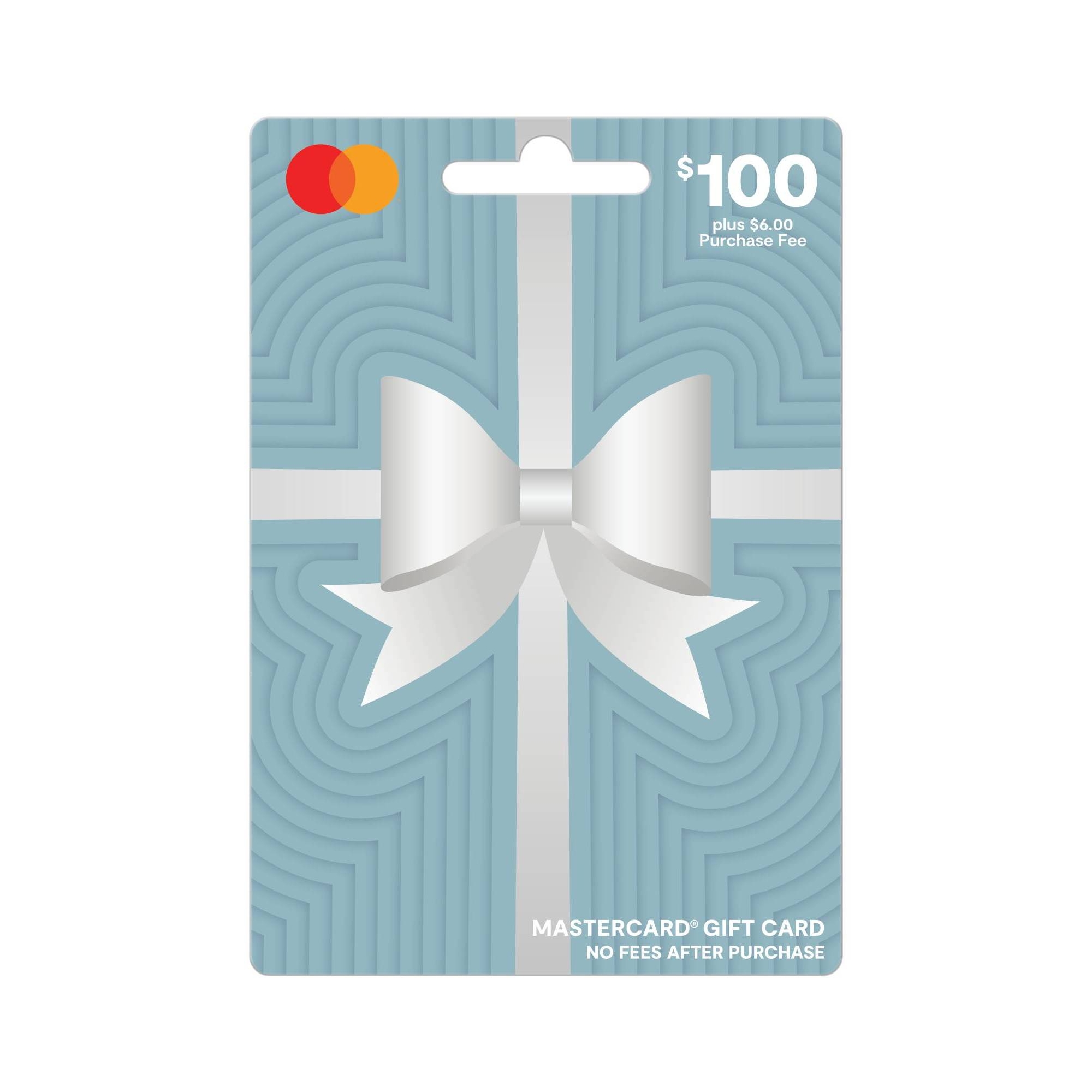 Mastercard Gift Card - $100 + $6 Fee