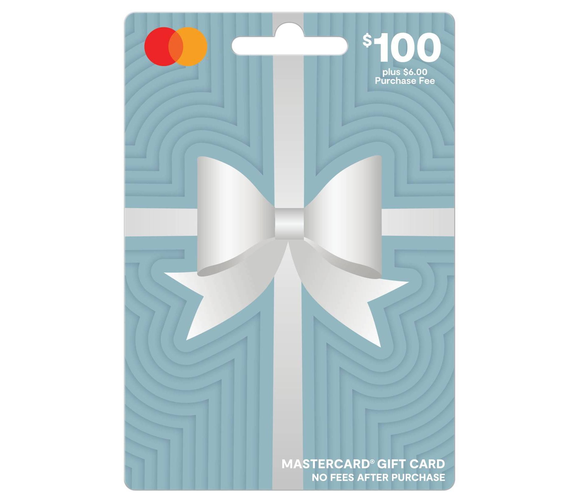 Mastercard Gift Card - $100 + $6 Fee