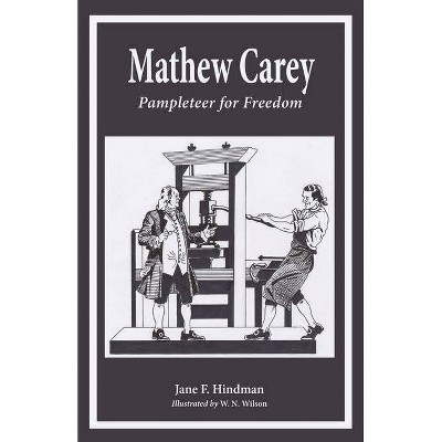 Mathew Carey - by  Jane F Hindman (Paperback)