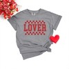 Simply Sage Market Women's Lover Distressed Checkered Short Sleeve Garment Dyed Tee - 3 of 3