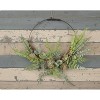 Fern and Succulent Wall Decor – Mixed Greenery Plastic Arrangement 24.5 x 19.25 by Melrose - 2 of 3