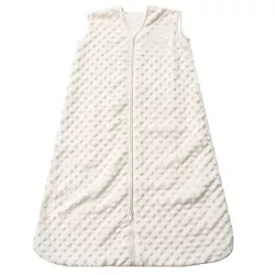 HALO Innovations Sleepsack Plushy Dot Velboa Wearable Blanket - Cream - S