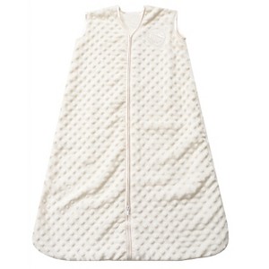 HALO Sleepsack Plushy Dot Velboa Wearable Blanket - Cream - S, Infant Unisex, Size: Small, Ivory