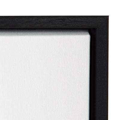 Black and White Botanical Flower Vase Canvas Set