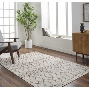 Hauteloom Scandi Rust All Over Pattern Rug - 1 of 4