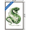 Trends International Harry Potter Slytherin House Logo Framed Wall Poster Prints - 3 of 4