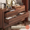 WOWLIVE 6 Drawer Dresser with Deep Drawers, Mid-Century Style Chest of Drawers for Bedroom - 4 of 4