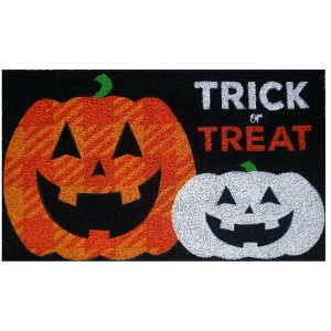 Briarwood Lane Halloween Coir Doormat 30x18 Trick Or Treat Pumpkin For Halloween Coir Doormat - 1 of 3