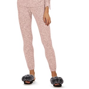 Memoi Women's Mid-Rise Jogger Pants Bottom With Tapered Legs - 1 of 4