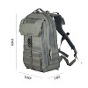 Paaaawaters Backpack for Men Survival Backpacks with Multi Grid Storage Design for Hiking Ridding Travel Work School - 2 of 4