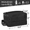 Tirrinia Expandable Insulated Lunch Bag for Women, Men & Kids - Leakproof Flat Lunch Cooler Tote with Shoulder Strap, Lunch Box for Work, School - 4 of 4