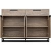 COZONY 55" Sideboard Buffet Cabinet, Large Kitchen Storage Cabinet with 2 Drawers & 4 Doors, Coffee Bar Table for Dining Room - 2 of 4