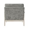 Sapphtopaz 1pc Modern Accent Chair Chenille Fabric Upholstery Lounge Chair with Cushion Seat Back, Living Room Chair Solid Wood Furniture - 3 of 4