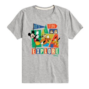 Boys' - Disney - Its Fun To Explore Short Sleeve Graphic T-Shirt - 1 of 4