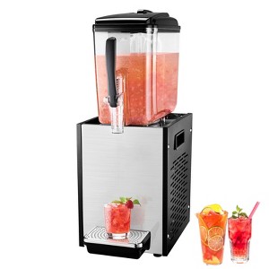 VEVOR Commercial Beverage Dispenser, 12 L / 12.7 QT Juice Dispenser, 246W 304 Stainless Steel Food Grade Ice Tea Drink Machine - 1 of 4