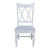 International Concepts Double XX Back Chair in Chalk - 3 of 4